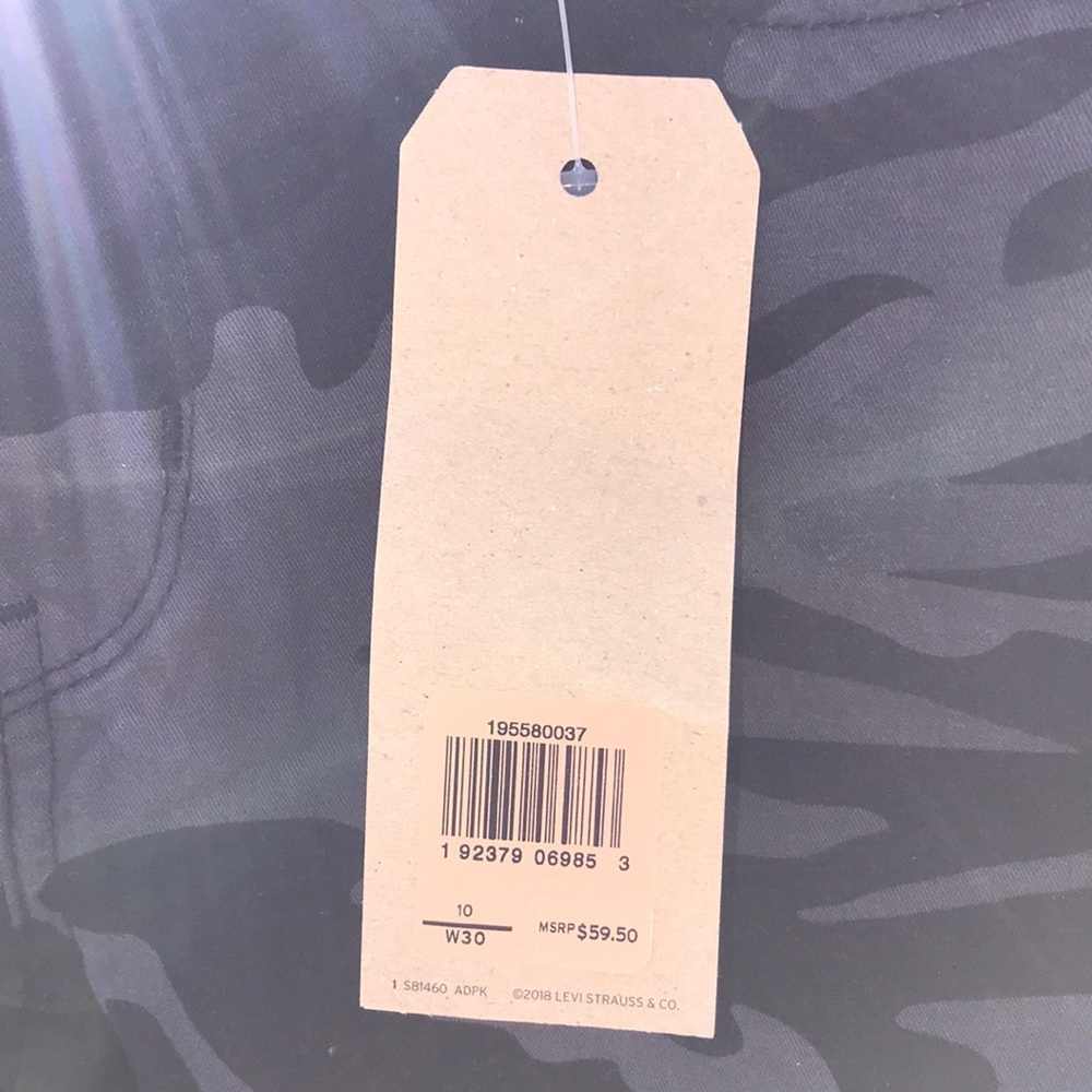 NWT Levi’s 711 Skinny Ankle Jeans 10 / 30 Camo - Picture 12 of 13